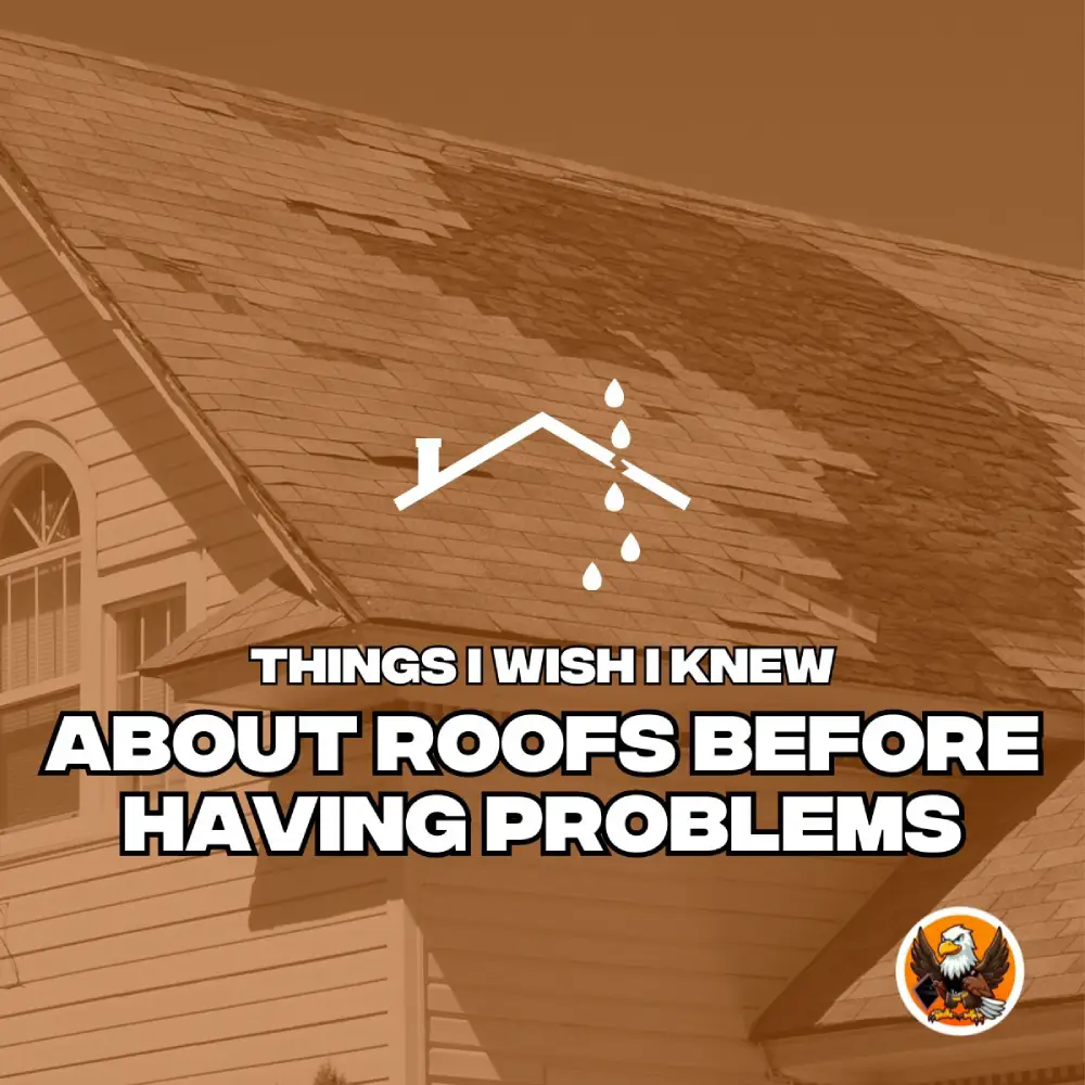 Thing i wish i knew about roofs before having problems